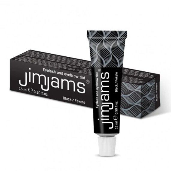 JimJams szempilla és szemöldökfesték FEKETE 15ml
